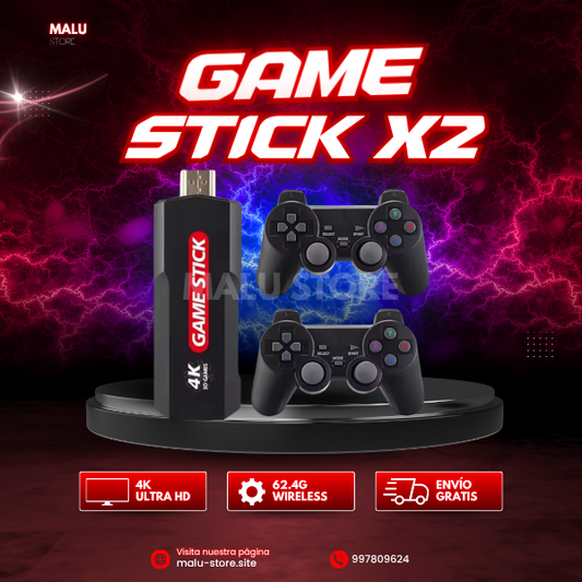 CONSOLA (+30 MIL JUEGOS CLASICOS) CON 2 MANDOS RECARGABLES