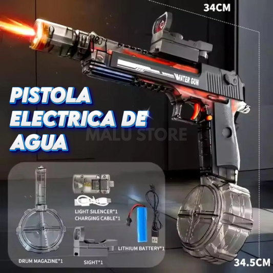 👉🌊 PISTOLA DE AGUA ELECTRICA ALTA PRESION 🔫 💦