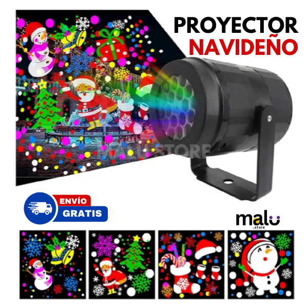 PROYECTOR DE IMAGENES NAVIDEÑAS 🎄🎁🎅🏻 - ENVIO GRATIS!