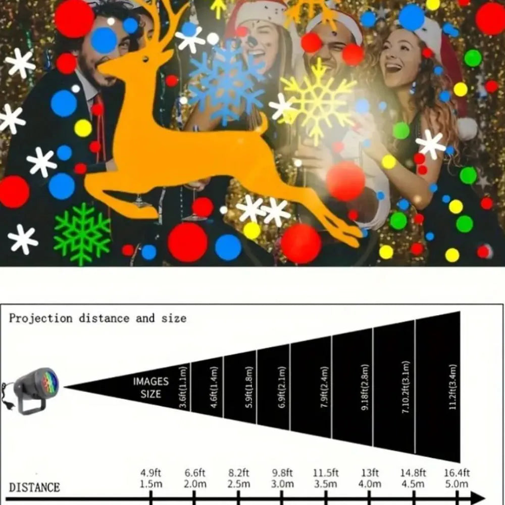 PROYECTOR DE IMAGENES NAVIDEÑAS 🎄🎁🎅🏻 - ENVIO GRATIS!