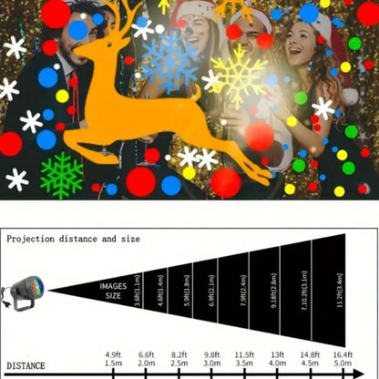PROYECTOR DE IMAGENES NAVIDEÑAS 🎄🎁🎅🏻 - ENVIO GRATIS!